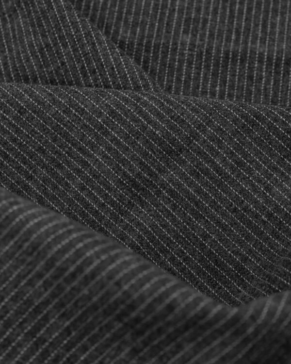 Flannel grey with white stripes fabric for your Porsche.