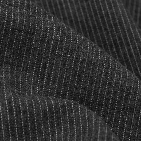 Flannel grey with white stripes fabric for your Porsche.