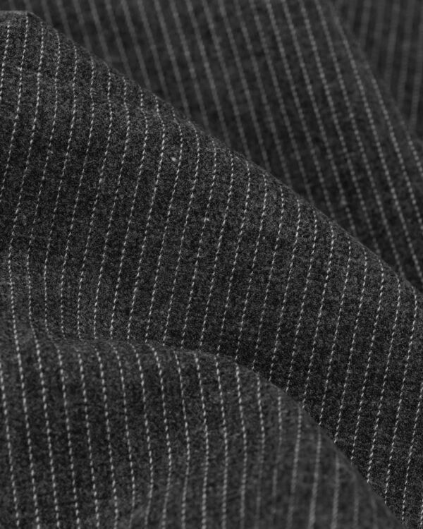 Flannel grey with white stripes fabric for your Porsche.