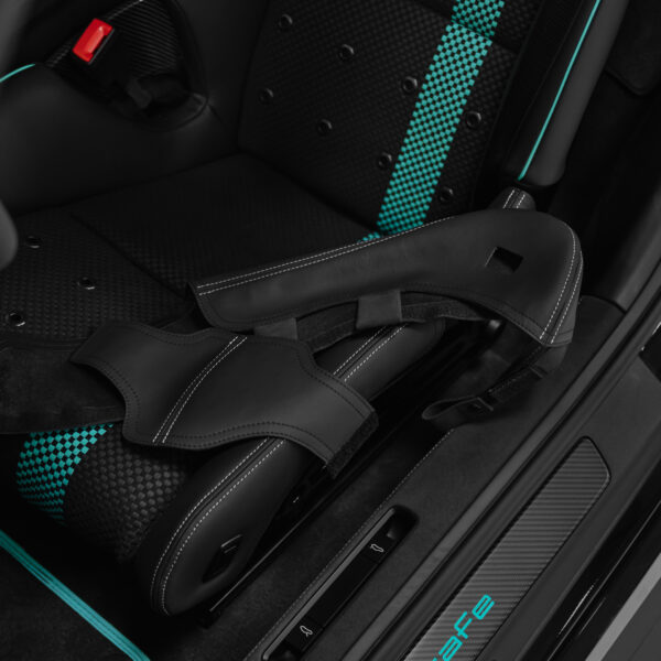 Side bolster protector set for Porsche LWB 918 carbon bucket seats