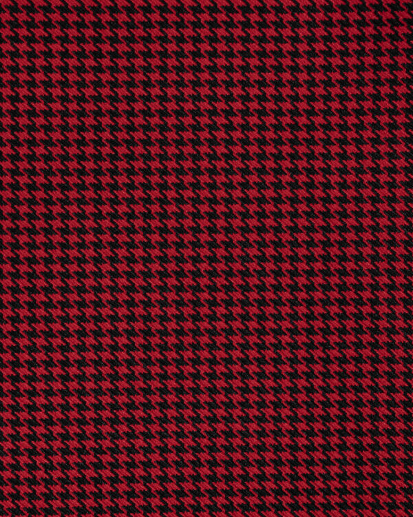 Houndstooth red & black fabric Nylon