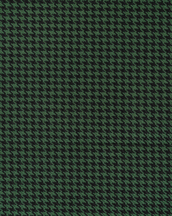 Houndstooth green & black fabric Nylon