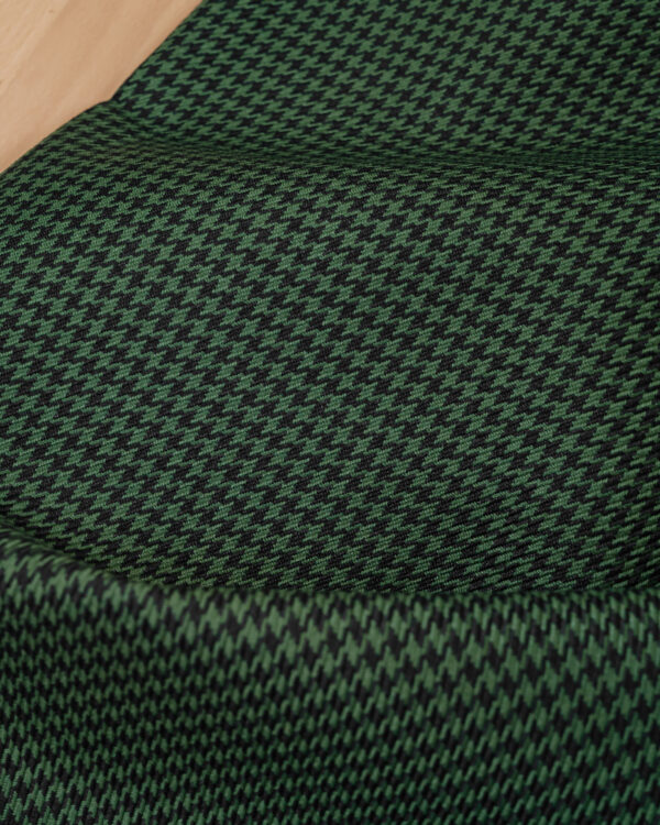 Houndstooth green & black fabric Nylon