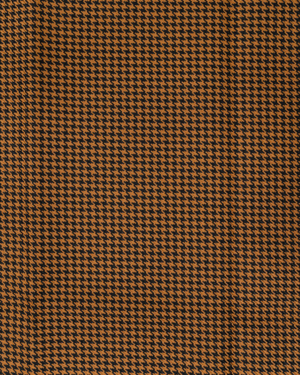 Houndstooth gold & black fabric Nylon