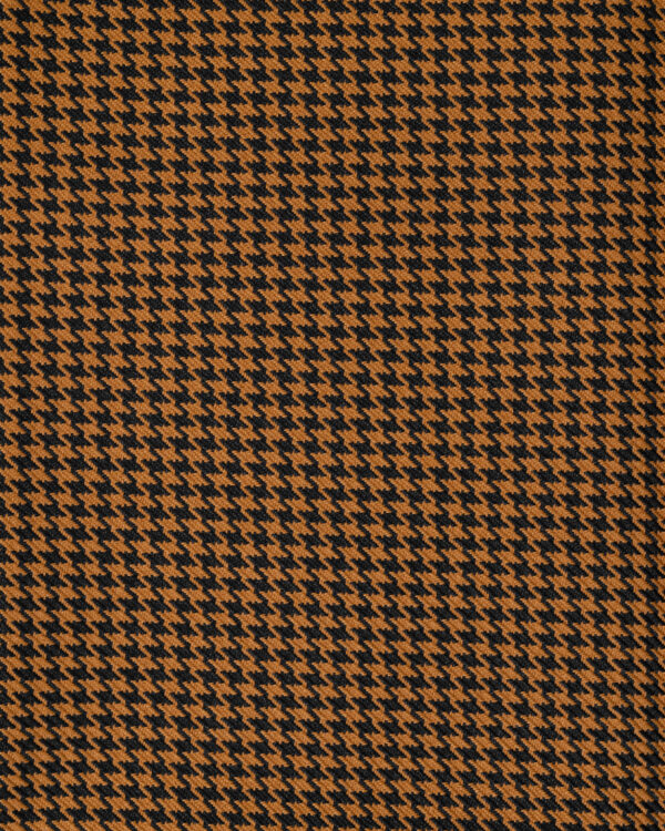 Houndstooth gold & black fabric Nylon