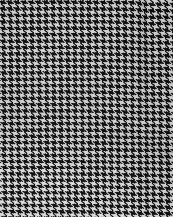 Houndstooth black & white fabric Nylon