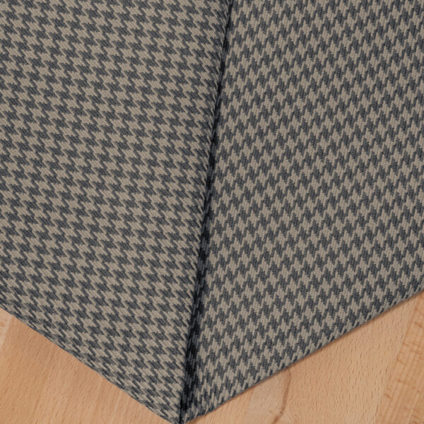 Houndstooth dark grey & grey