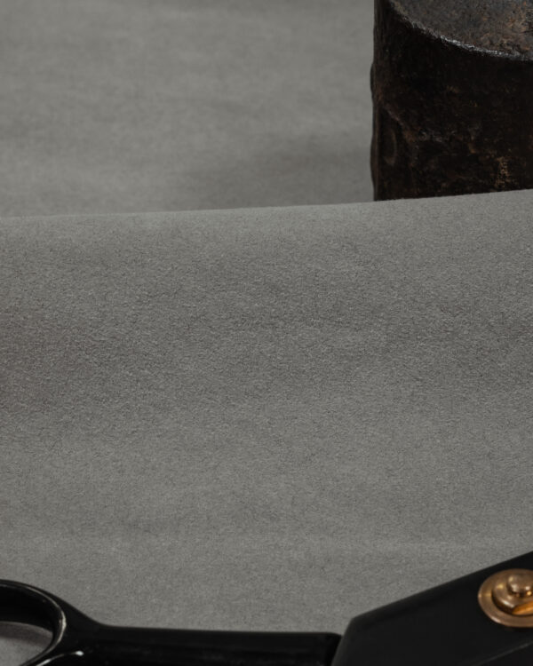 Automotive Alcantara 4978 Pannel Silver grey light color