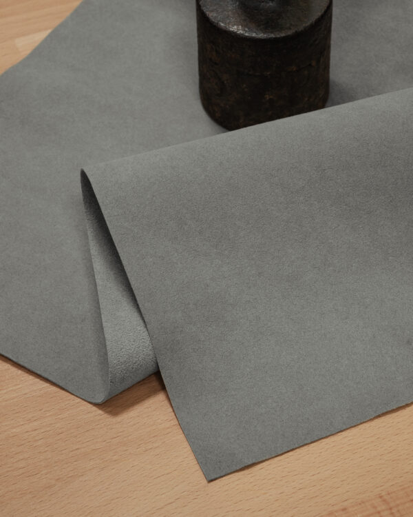 Automotive Alcantara 4978 Pannel Silver grey light color