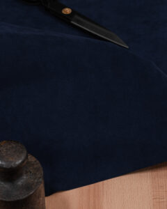 Automotive Alcantara 9041 Pannel Steel blue color