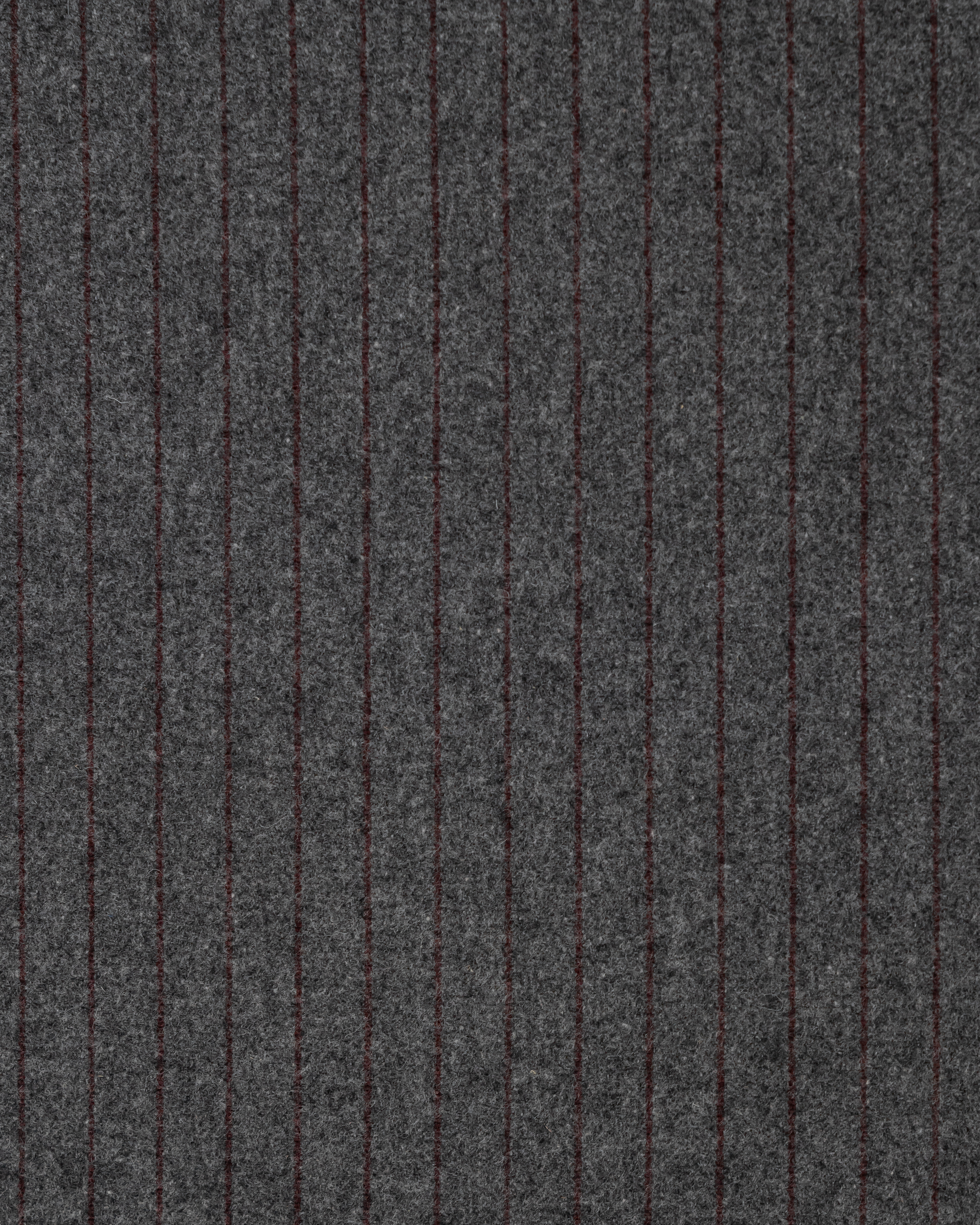 Stripes Flannel grey (red stripes) – Bild 3