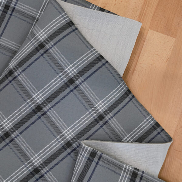 Grey & Blue Tartan
