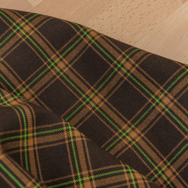 Classic Brown & Green Tartan