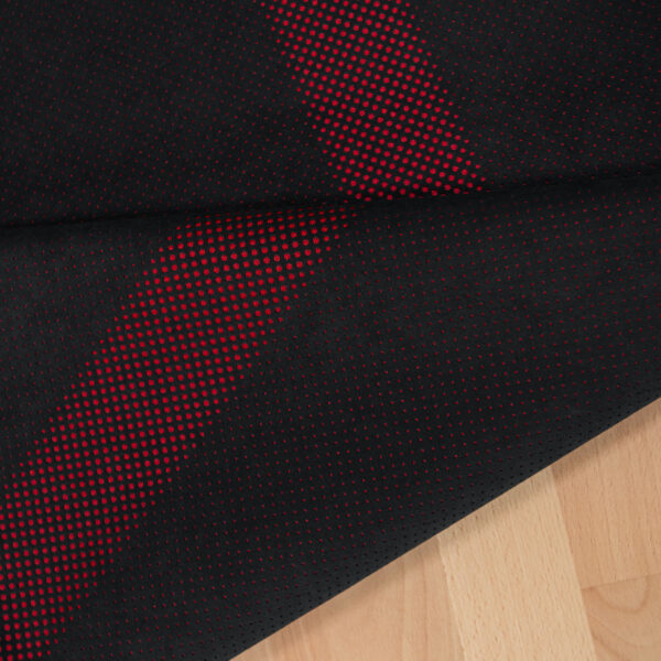 Signature Textile with Red Dot Pattern
