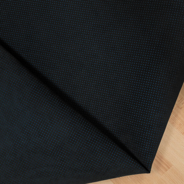 Signature Textile with Blue Dot Pattern
