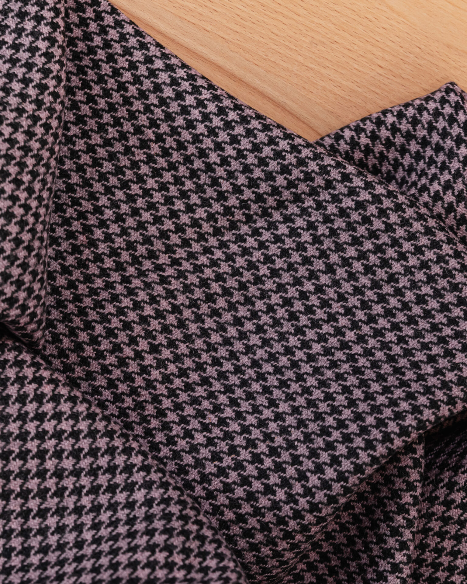 Houndstooth black & mauve – Bild 2
