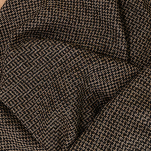 Houndstooth black & brown