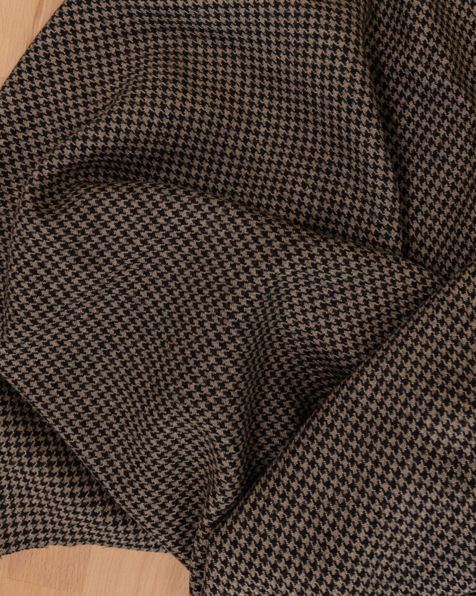 Houndstooth black & brown