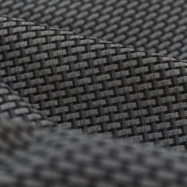 Basketweave grey & black